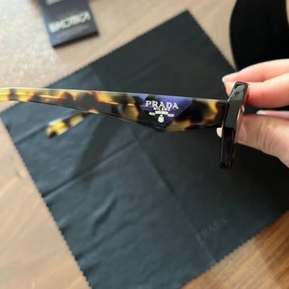 Prada Rectangular Sunglasses – Like New! Only Worn Twice - Picture 5 of 6